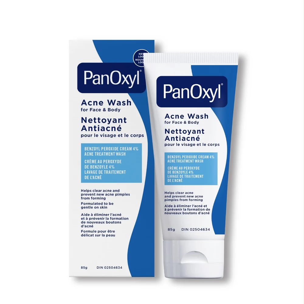 اسمه PanOxyl Acne Wash 4% Benzoyl Peroxide، من بان أوكسيل