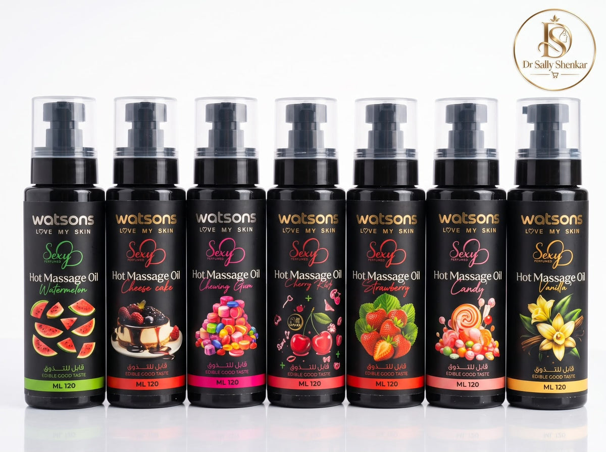 زيت المساج الساخن والقابل للتذوق Watsons Hot Massage Oil