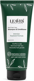 Leaves 2-in-1 Anti-Hair Loss Shampoo & Conditioner with Natural Formula – Reduces Hair Fall, Strengthens & Nourishes, Moisturizes & Adds Shine 250ML