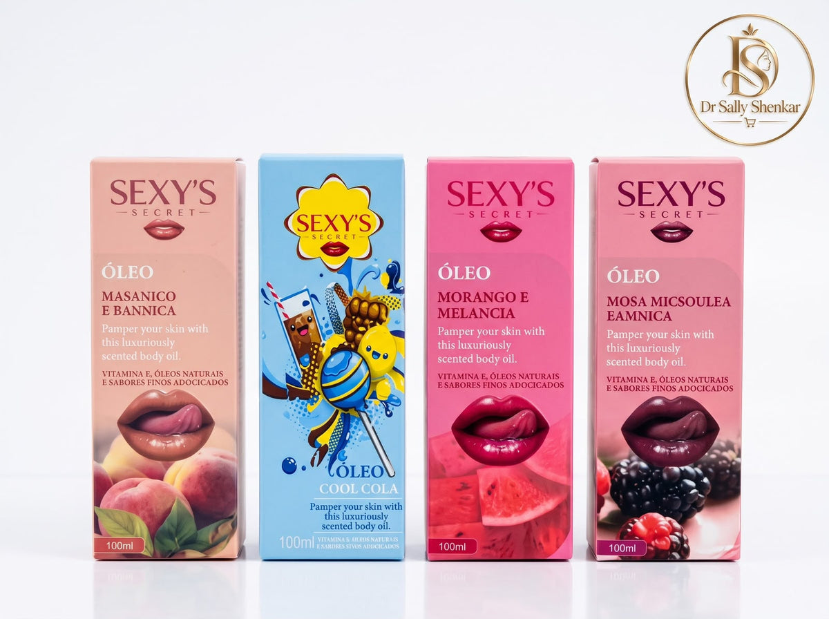 زيت المساج والعناية بالجسم Sexy's Secret برائحة الفواكه والنكهات المميزة (حجم 100 مل)
